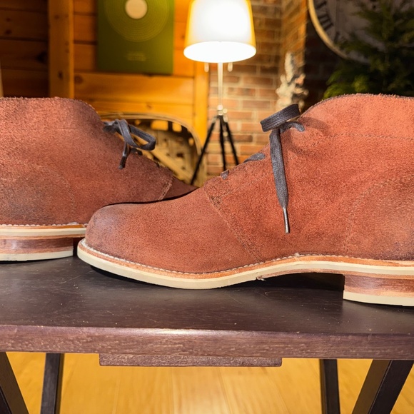 Wolverine 1000 Mile Latham Boots Men's 10 Rust Rough Out Leather MADE IN USA - Picture 11 of 16